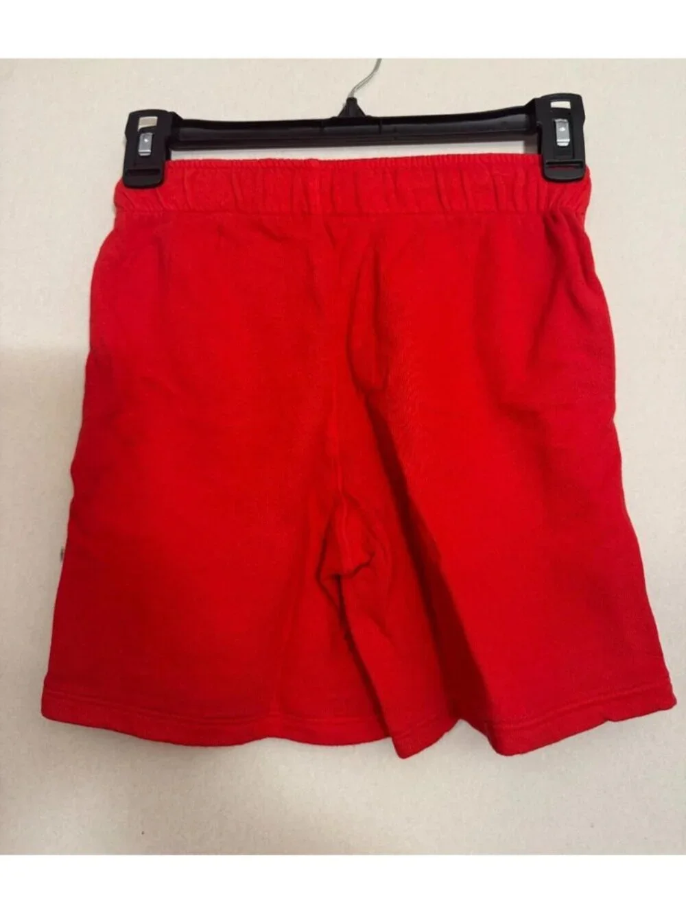 Cat and Jack Boys Red Above the Knee Knit Shorts, Large